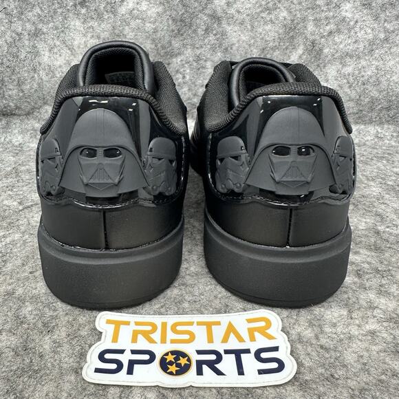 Adidas X Star Wars Grand Court Shoes Mens Sz 10 Black Darth Vader Storm Trooper - Picture 5 of 9